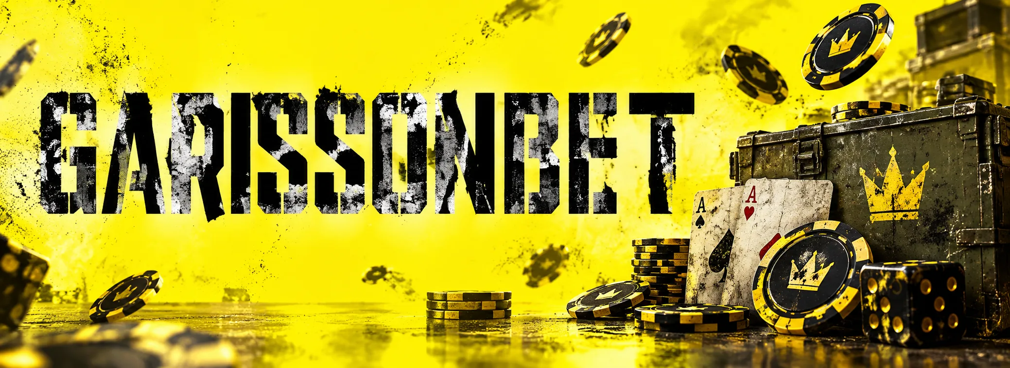 Garissonbet Casino UK welcome bonus banner showing 120% up to £500 and 30 free spins.
